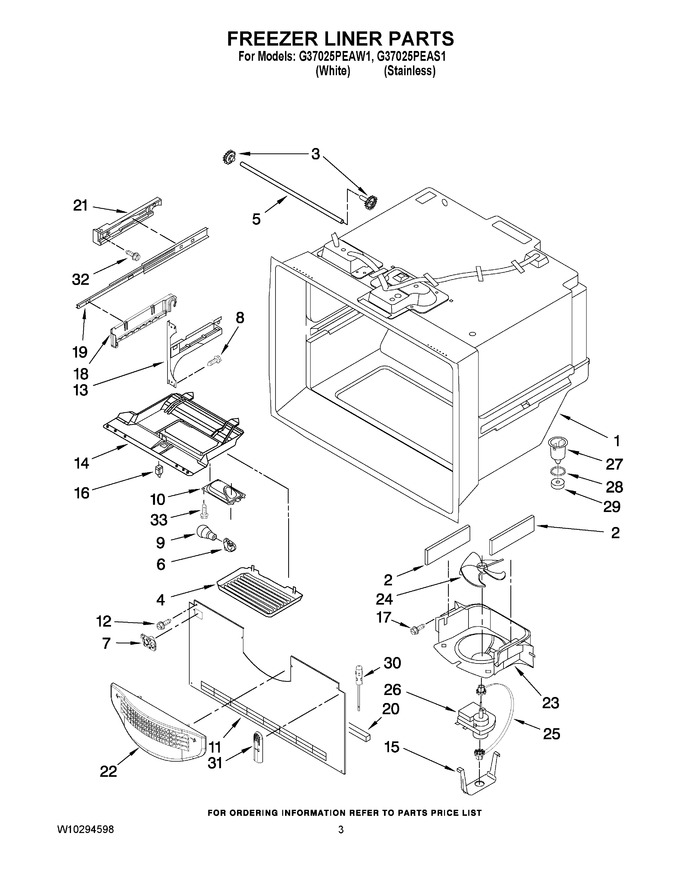 Diagram for G37025PEAW1