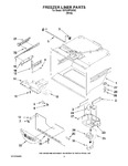 Diagram for 02 - Freezer Liner Parts