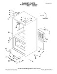 Diagram for 01 - Cabinet Parts