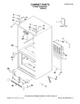 Diagram for 01 - Cabinet Parts