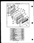 Diagram for 06 - Oven Door Parts