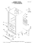 Diagram for 01 - Cabinet Parts