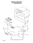 Diagram for 03 - Freezer Liner Parts