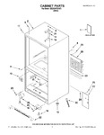 Diagram for 01 - Cabinet Parts