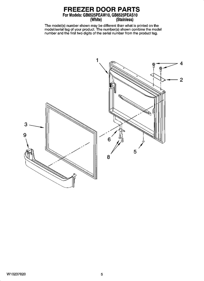 Diagram for GB6525PEAW10