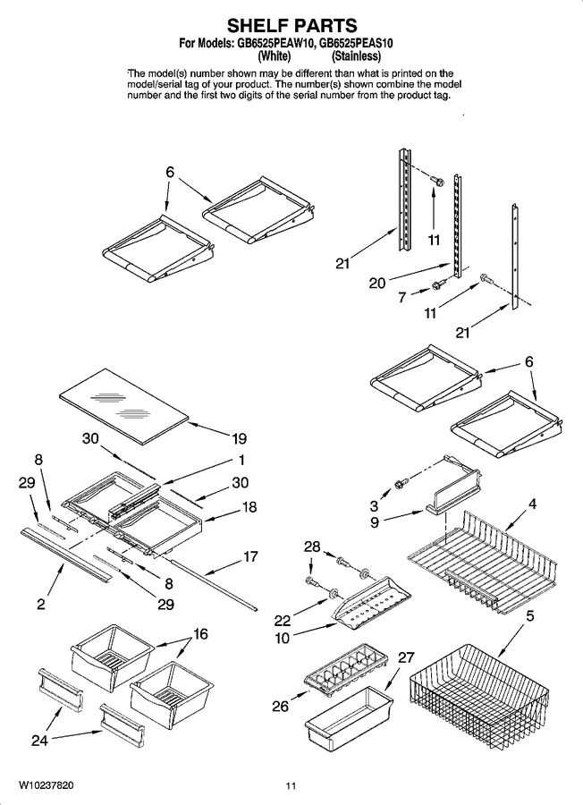 Diagram for GB6525PEAS10