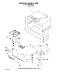 Diagram for 03 - Freezer Liner Parts