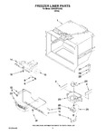 Diagram for 03 - Freezer Liner Parts