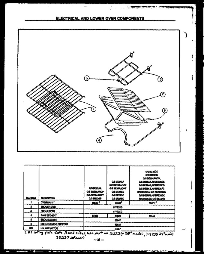 Diagram for GBE26CK