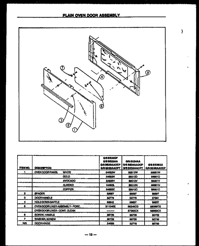 Diagram for SBE22AAOPT (BOM: SBE22AAOP T)