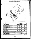 Diagram for 01 - Backguard Assy With Clock