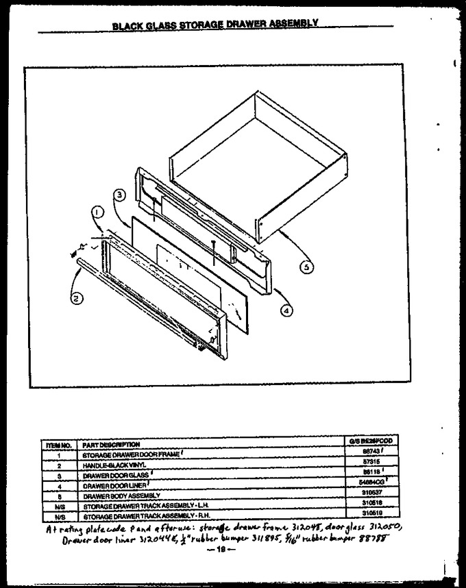 Diagram for SBE26FCOD