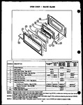 Diagram for 04 - Oven Door - Blackglass