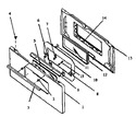 Diagram for 09 - Oven Door Assy