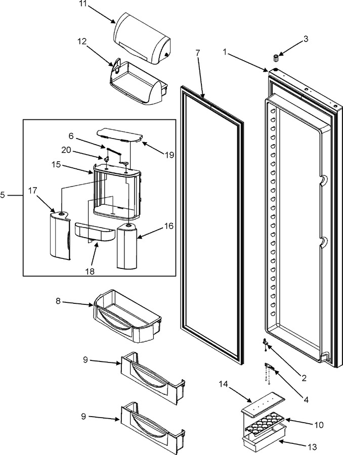 Diagram for JCB2287KEF