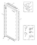 Diagram for 08 - Fresh Food Outer Door (gc2228geh3/5/9)