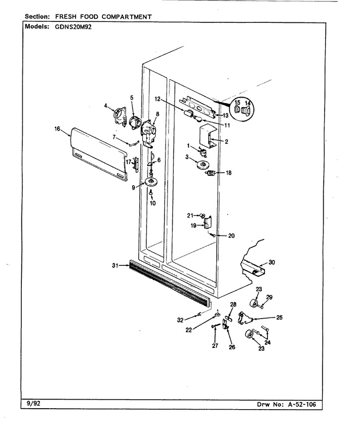 Diagram for GDNS20M92 (BOM: CP10A)