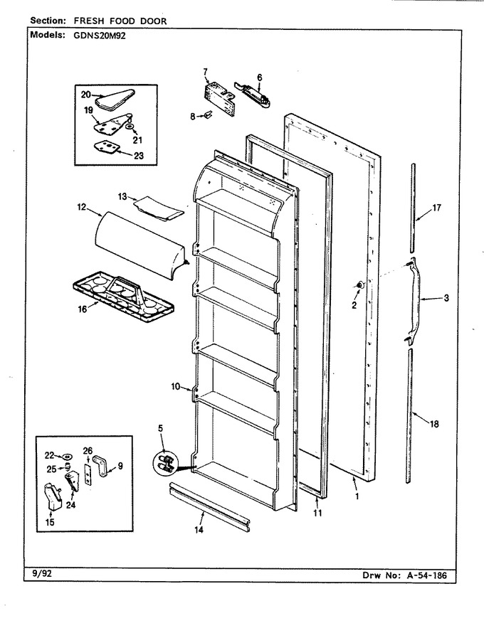 Diagram for GDNS20M92 (BOM: CP10A)