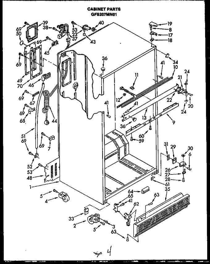 Diagram for GFS207MN01 (BOM: GFS207MN0 1)