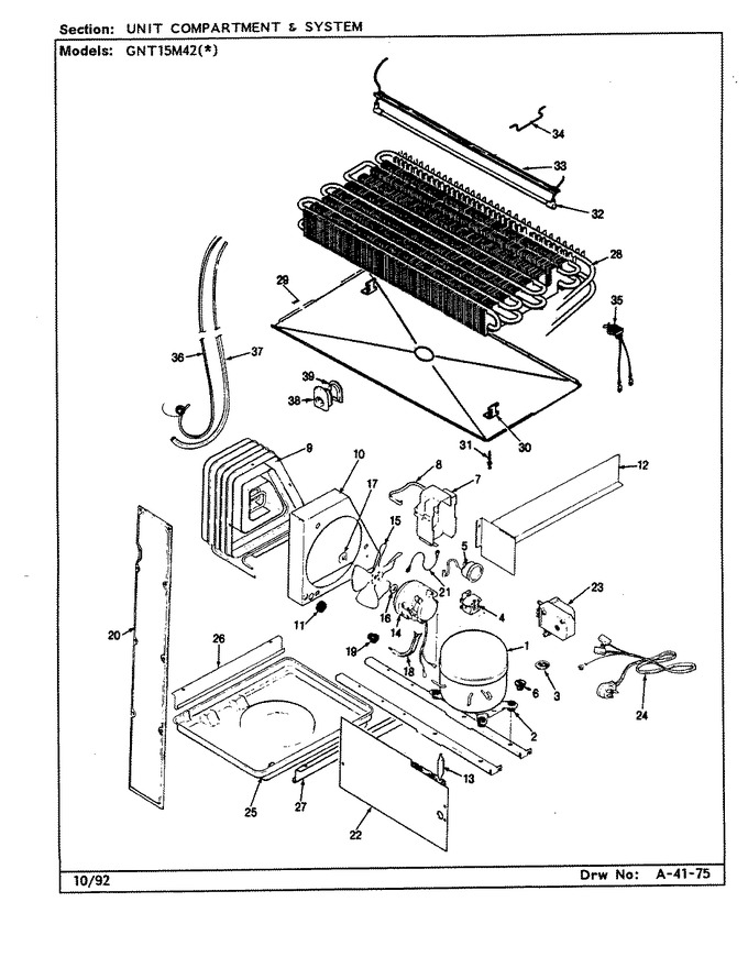 Diagram for GNT15M42 (BOM: CF01A)