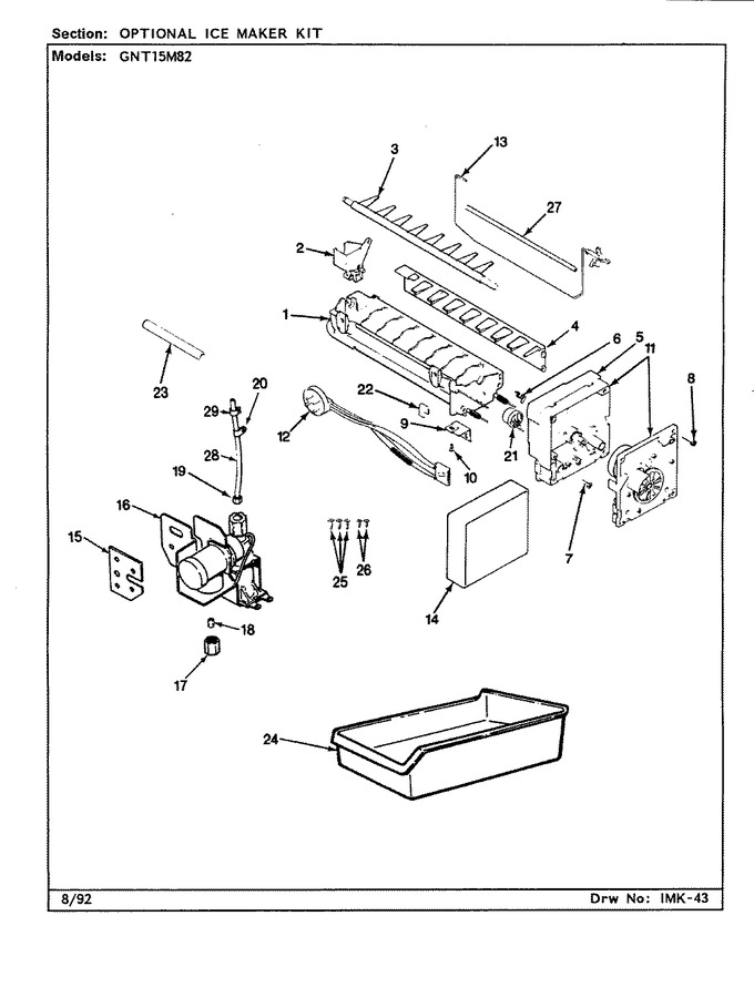 Diagram for GNT15M82 (BOM: CF15A)