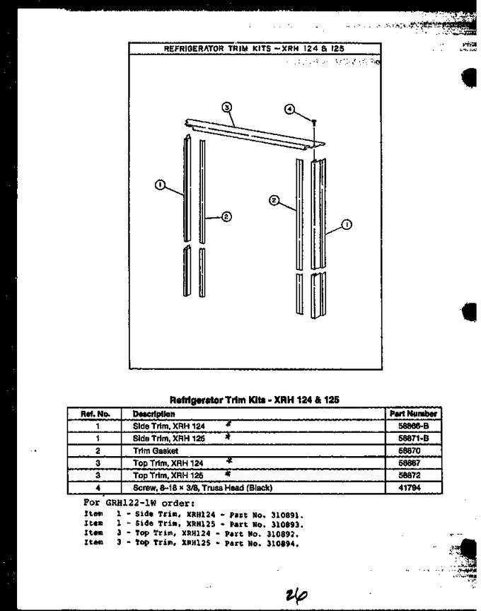 Diagram for GRH1221W