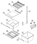 Diagram for 07 - Shelves & Accessories