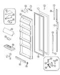 Diagram for 04 - Fresh Food Door