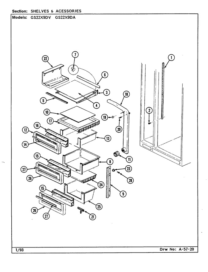 Diagram for GS22X9DV (BOM: DR35A)