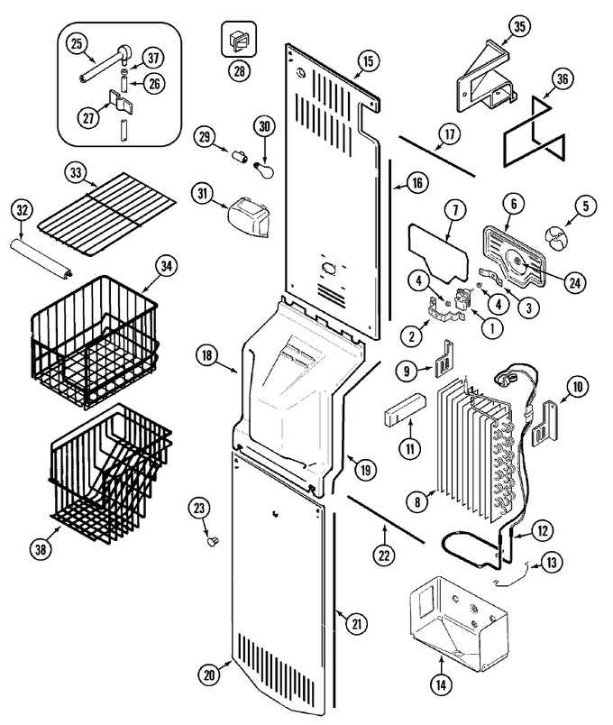 Diagram for GS2327EEDW