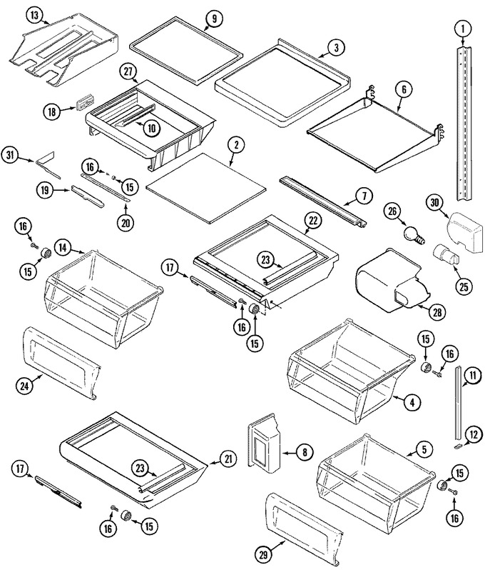 Diagram for GS2587PKDW