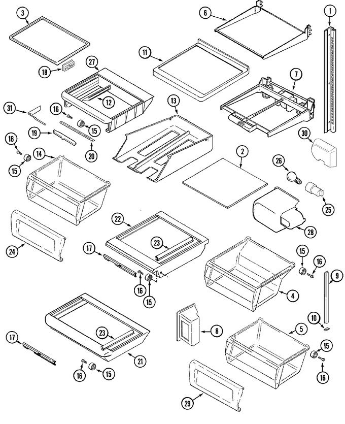 Diagram for GS2588PKDQ