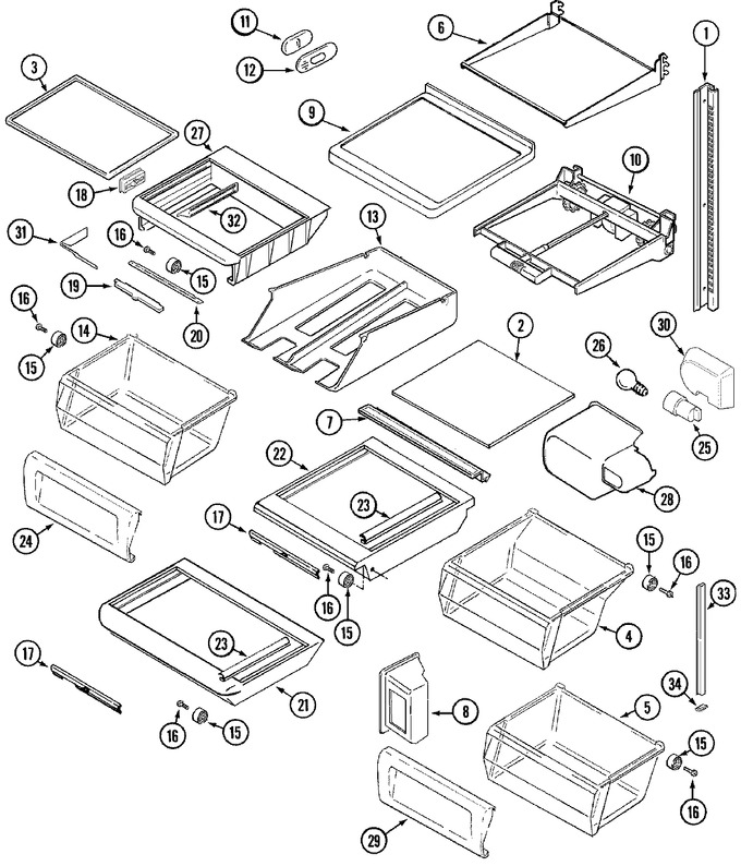 Diagram for GS2728EEDB