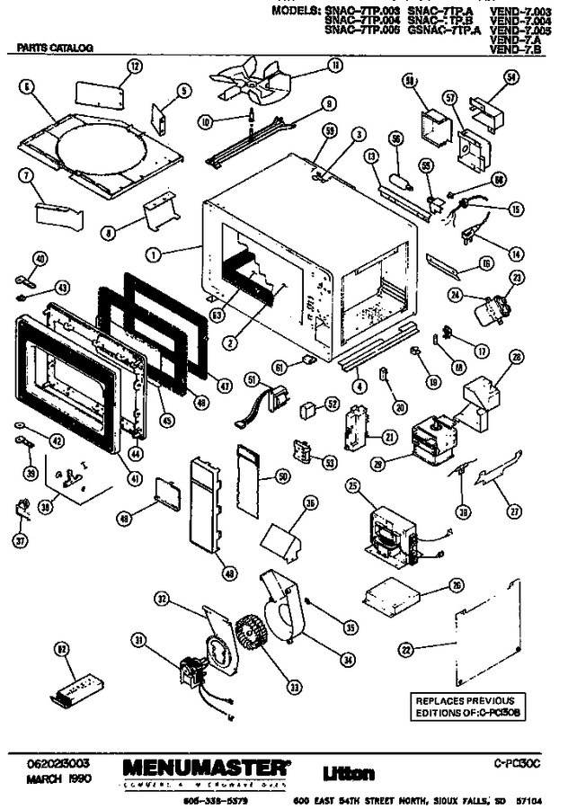 Diagram for VEND-7.005 (BOM: VEND-7.00 5)