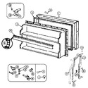 Diagram for 02 - Freezer Door