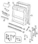 Diagram for 04 - Fresh Food Door