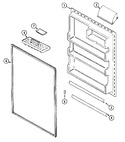 Diagram for 06 - Fresh Food Inner Door