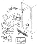 Diagram for 02 - Fresh Food Compartment