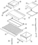 Diagram for 08 - Shelves & Accessories