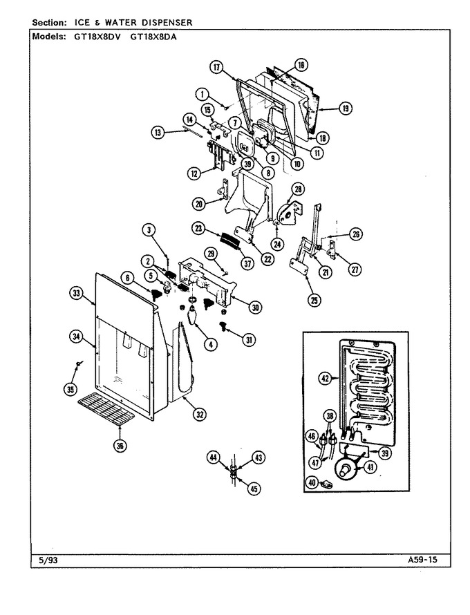 Diagram for GT18X8DA (BOM: DC45A)