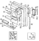 Diagram for 05 - Fresh Food Door