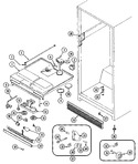 Diagram for 04 - Fresh Food Compartment