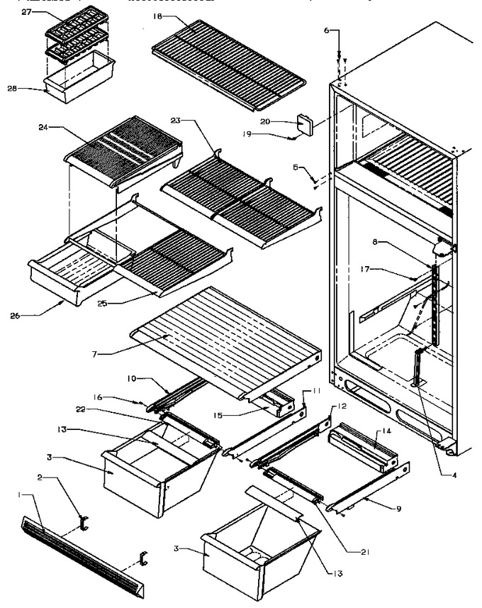 Diagram for TB18RW (BOM: P1184608W W)