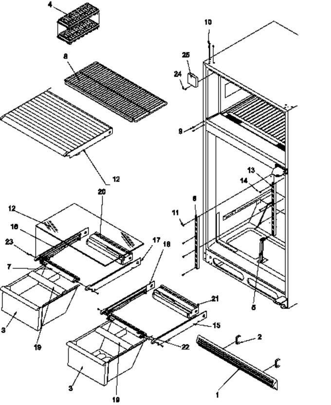 Diagram for GTG18B2W (BOM: P1192802W W)