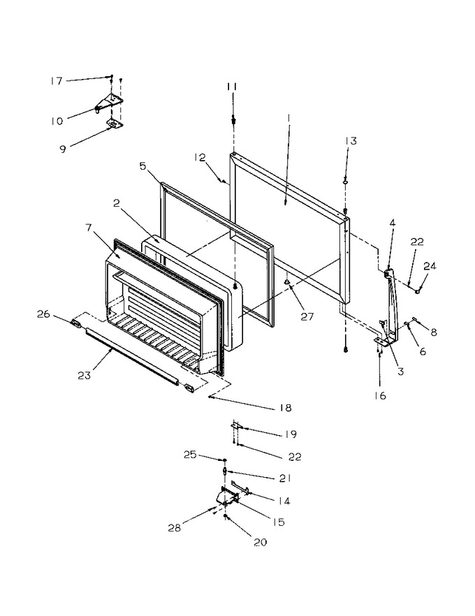 Diagram for GTG21B2W (BOM: P1193001W W)