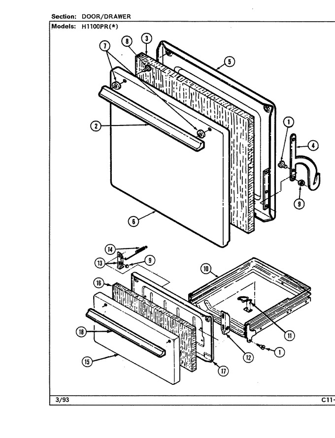 Diagram for H1100PRW-K