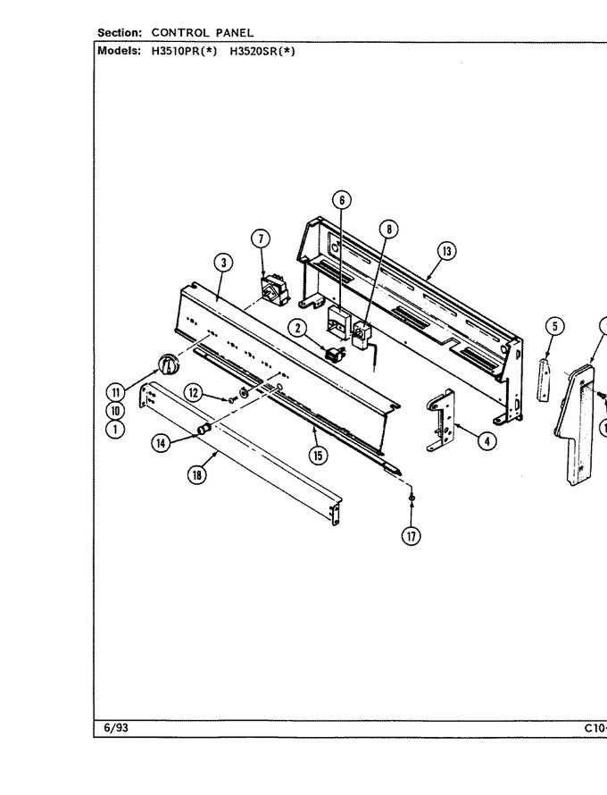 Diagram for H3510PRW