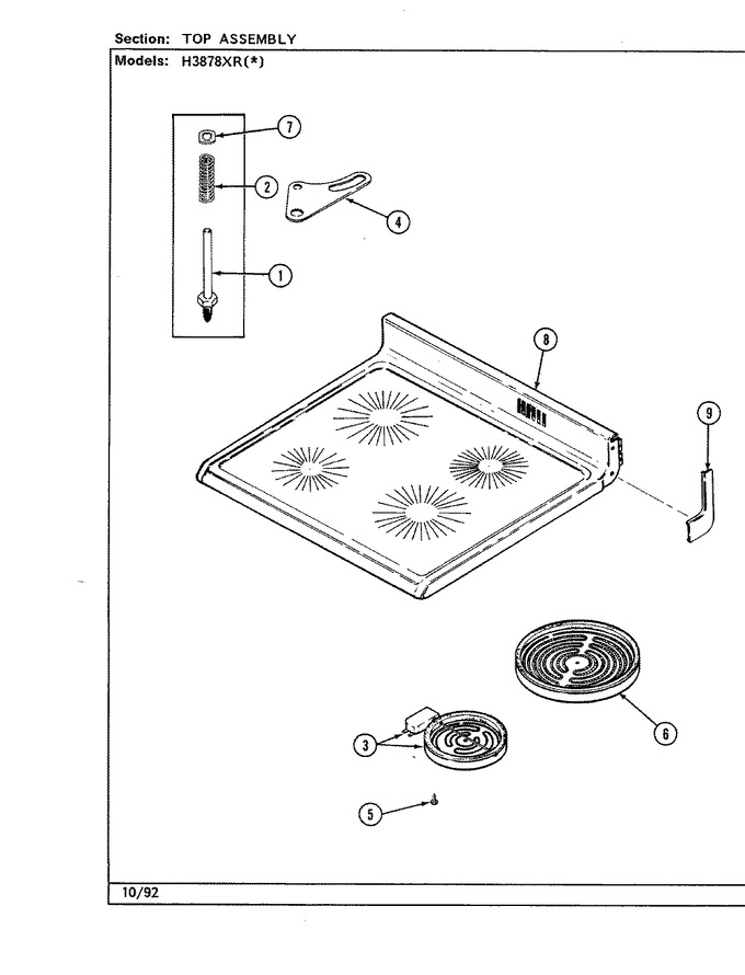 Diagram for H3878XRW