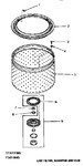 Diagram for 11 - Lint Filter, Washtub & Hub