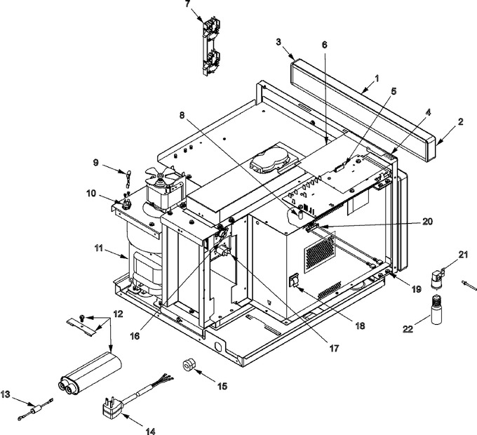 Diagram for HDC122 (BOM: P1331202M)